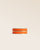 Our Adeline Renouard bracelet in orange vicuña-style leather, seen from the front in the studio.