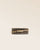 Our Dolce Vita bracelet in black vicuna-style leather, seen from the front in the studio.