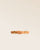 Our Doris bracelet in camel lambskin seen from the front in the studio.