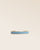 Our Pacôme bracelet in cobalt-blue vicuña-style leather and gold accessory, seen from the front in the studio.