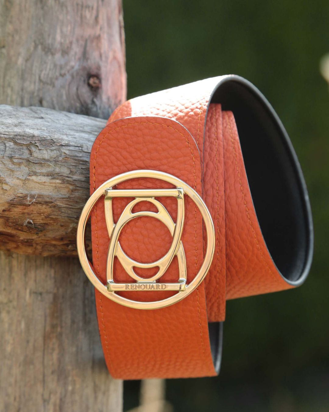 Ceinture Alezan - Noir / Orange