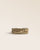 Notre bracelet Dolce Vita Renouard en cuir veau velours truffe et accessoire doré, vu de face en studio.