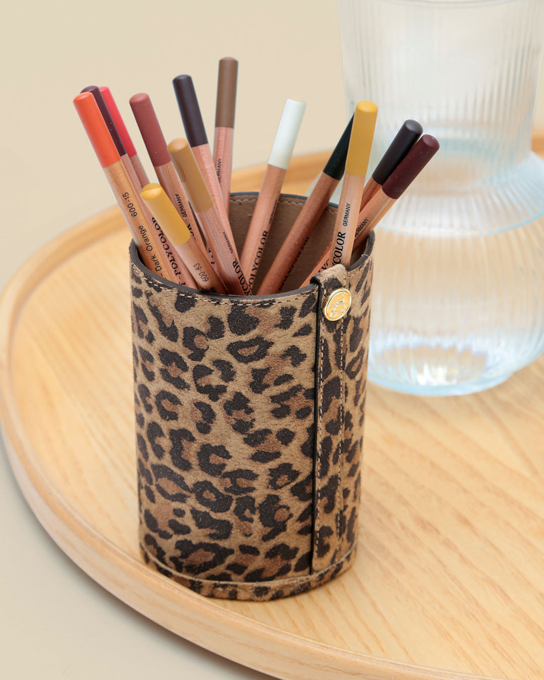 Pot à crayons - Léopard