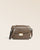 A front view of our Cornouaille bag in smooth truffle leather.