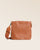 Notre sac Joy en cuir vintage camel vu de face.