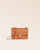 Notre sac Milan Renouard, en petit modèle et cuir vintage camel, vu de face en studio.