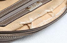 Toile intérieure déchirée