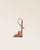 Le bijou de sac Boots Renouard en cuir lisse camel et détails orange et chocolat, parfait pour accessoiriser votre sac ou cabas Renouard cet automne ! 