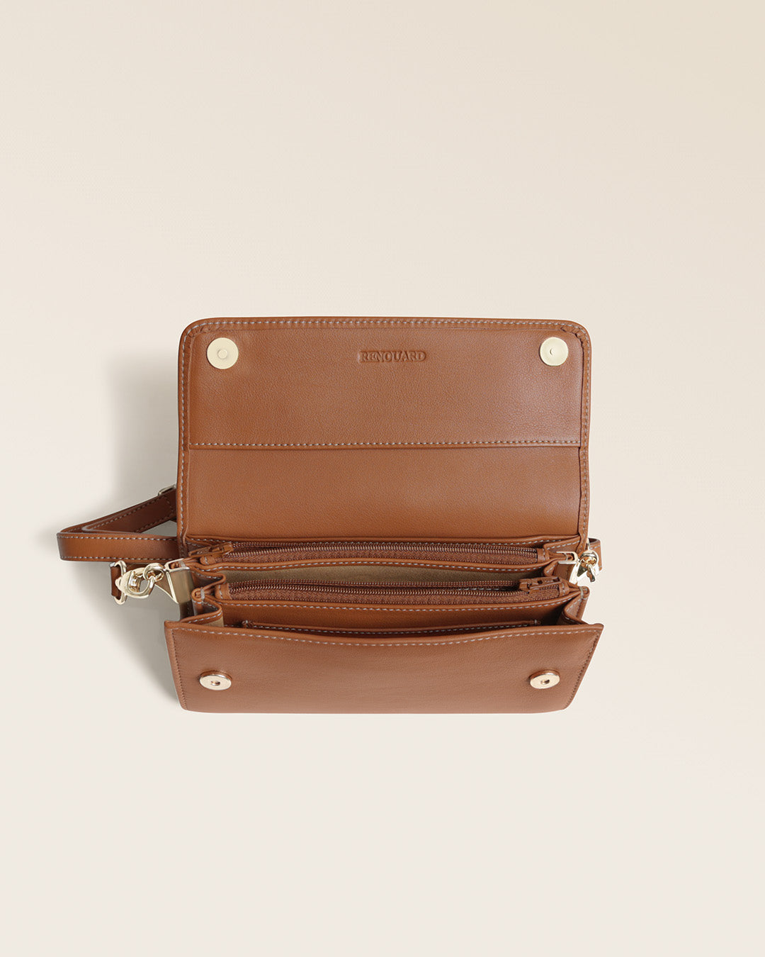 FENOHREFE Pochette De Montre En Cuir Premium Pour Couple - 2 Emplacements, Portable Rétro Marron, Protection Voyage