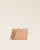 Our Touline bag in cappuccino vicuña-style leather, seen from the front in the studio.