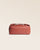 Notre trousse de voyage Renouard en cuir façon vigogne terracotta vue de face en studio.