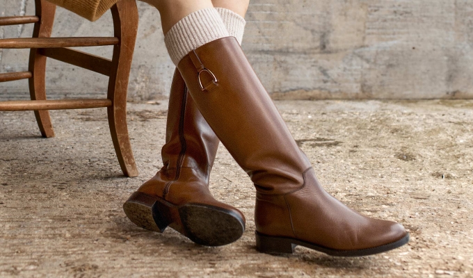 Bottes cavaliere cuir online